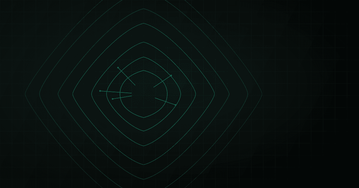 Abstract topographic map with faint contour lines and thin teal analysis vectors drifting like atmospheric currents.